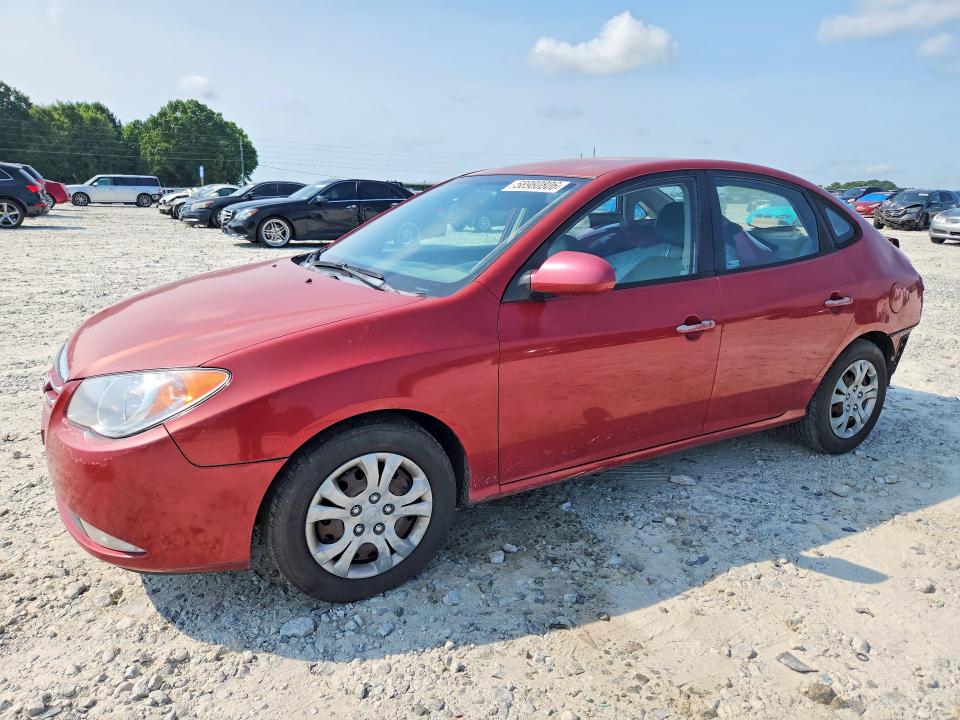 2010 Hyundai Elantra VIN KMHDU4AD2AU952504 COPART salvage auction — REAR END, Ga - Cert Of Title-Salvage, sold $425 on 2026-07-29 (photo 1)
