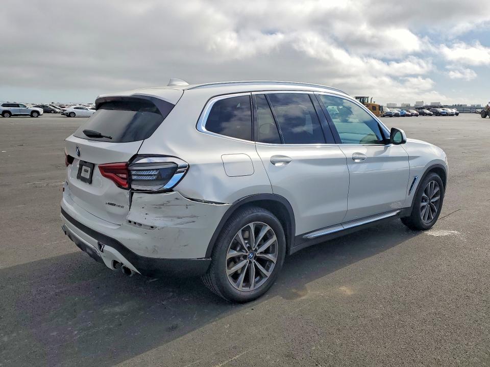 2019 BMW X3 VIN 5UXTR9C56KLP95196 COPART salvage auction — REAR END, CA - SALVAGE CERTIFICATE, sold $7,000 on 2026-07-22 (photo 3)