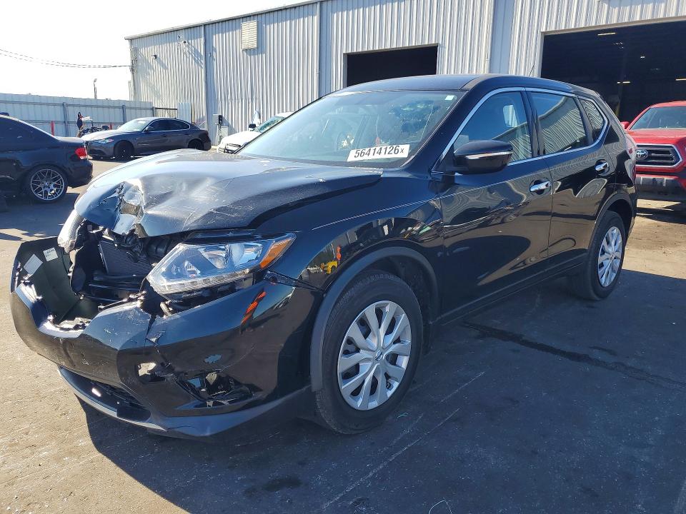 2015 Nissan Rogue VIN KNMAT2MTXFP574262 COPART salvage auction — FRONT END, FL - CERT OF TITLE SLVG REBUILDABLE, sold $2,000 on 2026-07-20 (photo 1)