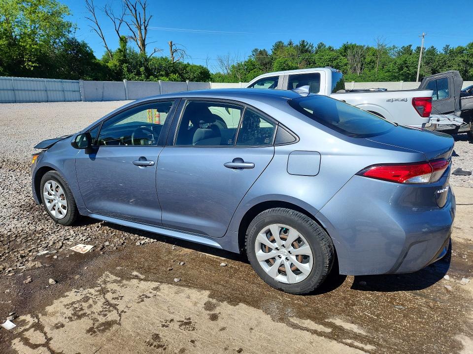 2020 Toyota Corolla VIN JTDEPRAE1LJ042529 COPART salvage auction — FRONT END, Wi - Cert Of Title-Salvage Vehicle, sold $3,500 on 2026-07-06 (photo 2)