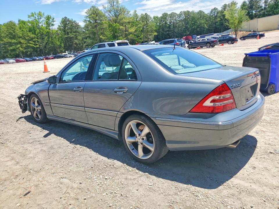 2006 Mercedes-benz C-klasse VIN WDBRF52H36F781395 COPART salvage auction — FRONT END, NC - SALVAGE CERTIFICATE OF TITLE, sold $300 on 2026-07-31 (photo 2)