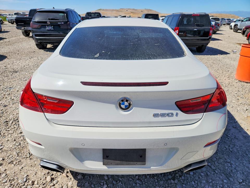 2013 BMW 6er VIN WBAYM1C5XDDZ02431 COPART salvage auction — FRONT END, Ut - Salvage Certificate, sold $3,850 on 2026-07-10 (photo 6)