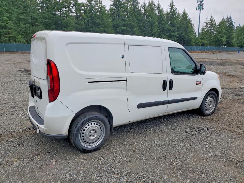 2022 Ram Promaster city VIN ZFBHRFAB2N6Y15674 COPART salvage auction — MINOR DENT/SCRATCHES, WA - VEHICLE CERT OF OWNERSHIP-TITL, sold $15,500 on 2026-07-09 (photo 3)