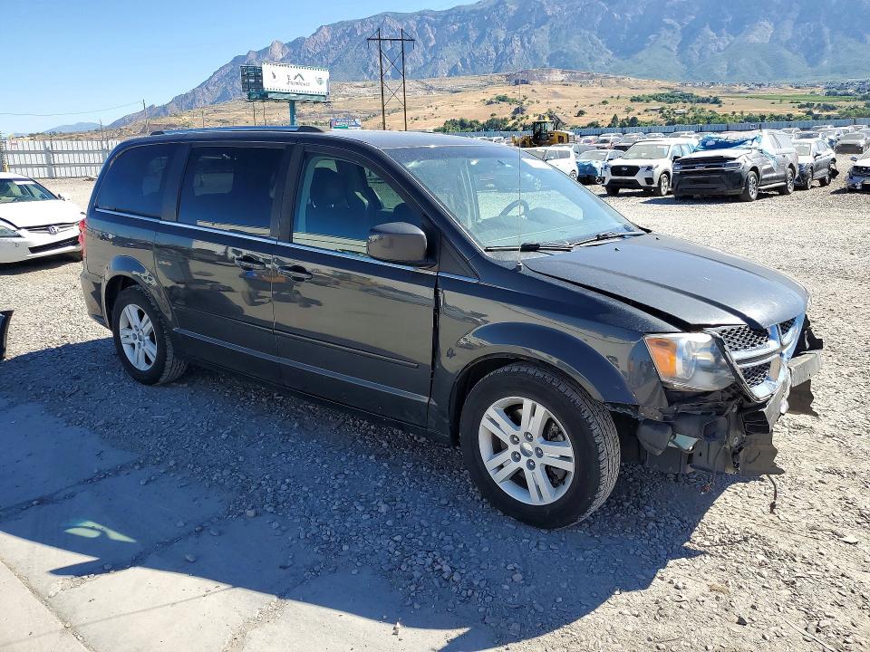 2012 Dodge VIN 2C4RDGDG8CR341135 COPART salvage auction — FRONT END, Ut - Salvage Certificate, sold $500 on 2026-07-27 (photo 4)