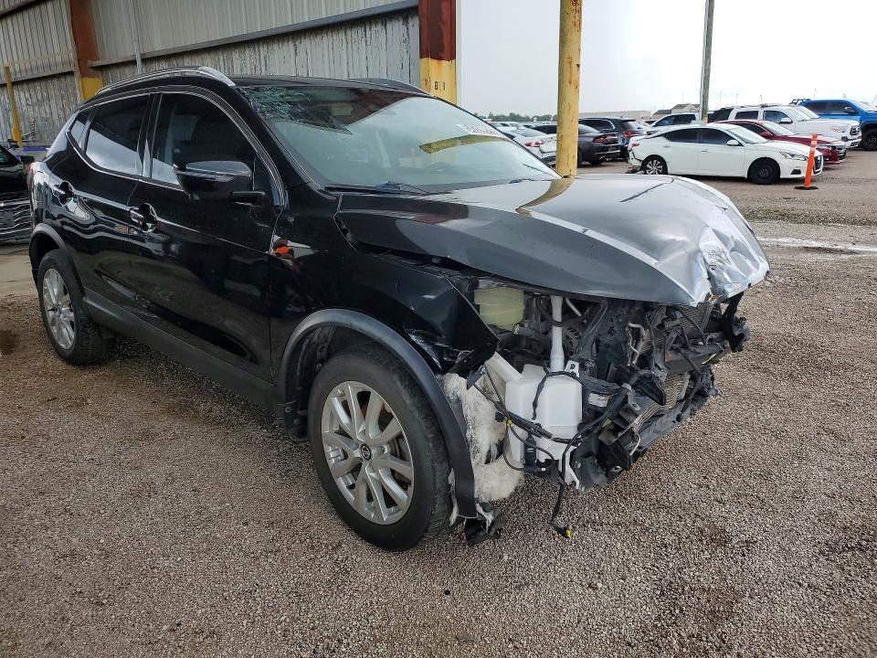2021 Nissan Rogue sport VIN JN1BJ1BVXMW566421 COPART salvage auction — FRONT END, TX - CERTIFICATE OF TITLE, sold $2,200 on 2026-07-14 (photo 4)