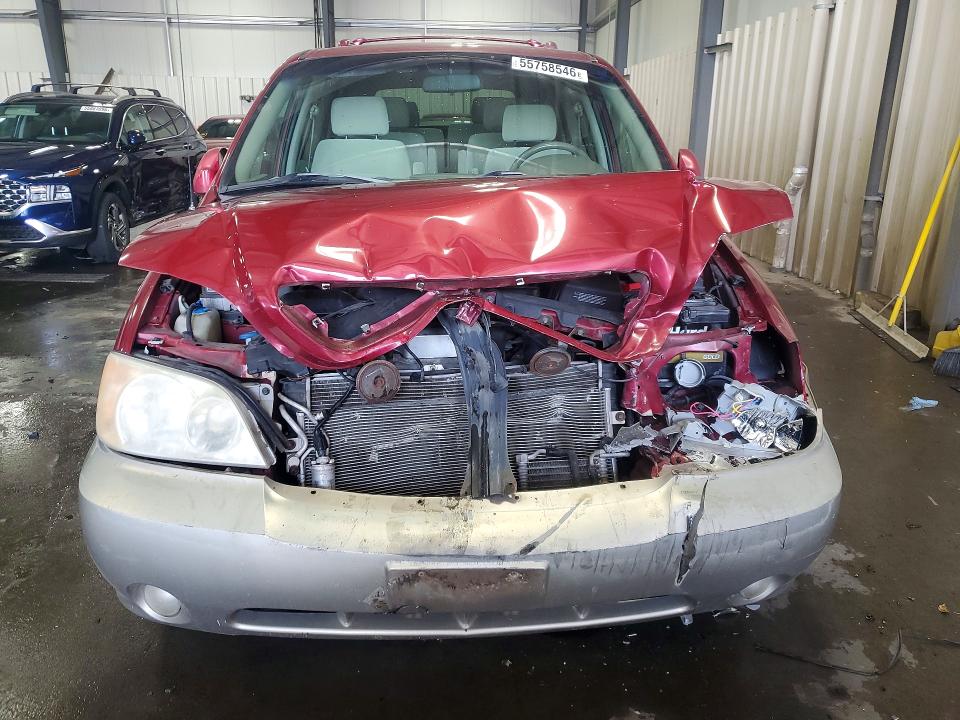 2004 Kia SEDONA VIN KNDUP131046527952 COPART salvage auction — FRONT END, Mn - Cert Of Title-Salvage, sold $600 on 2026-07-28 (photo 5)