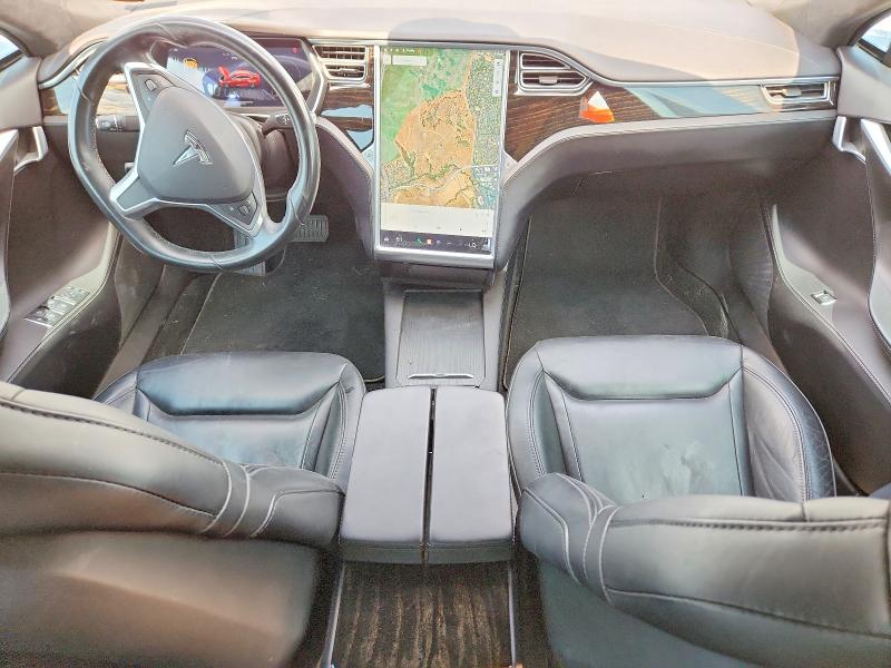 2016 Tesla VIN 5YJSA1E25GF155208 COPART salvage auction — FRONT END, Tx - Salvage Vehicle Title, sold $5,200 on 2026-07-02 (photo 8)
