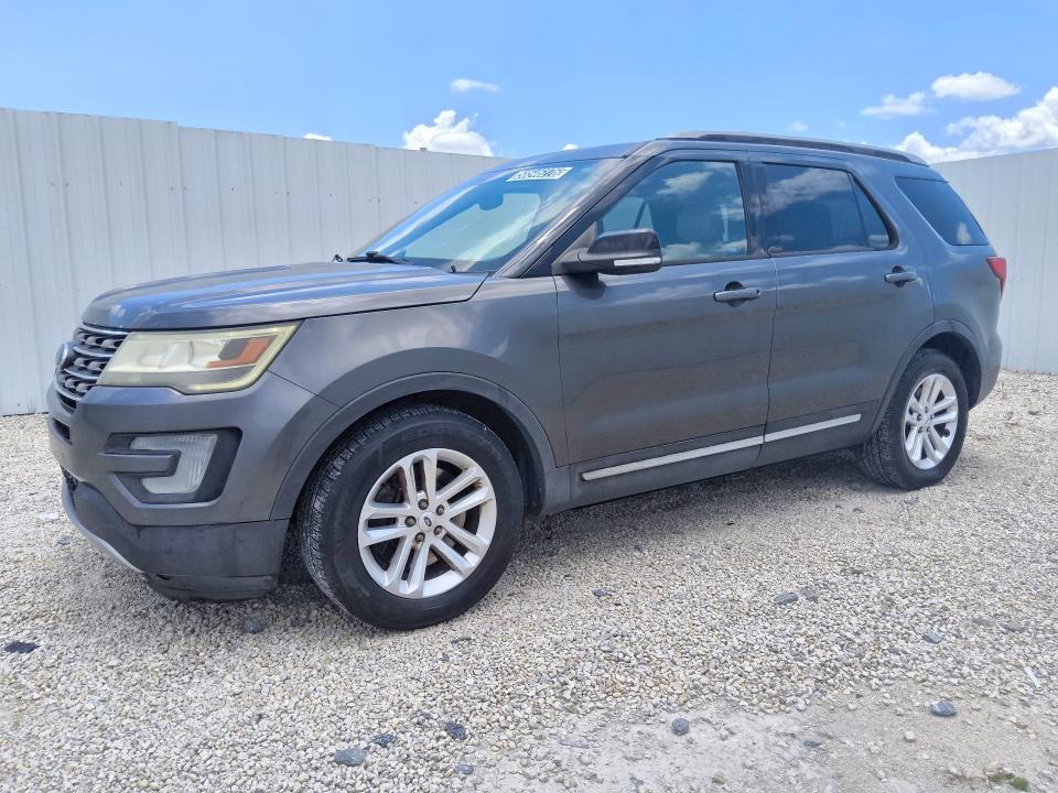 2017 Ford Explorer VIN 1FM5K7D86HGA55429 COPART salvage auction — MECHANICAL, FL - CERTIFICATE OF TITLE, sold $1,550 on 2026-07-09 (photo 1)
