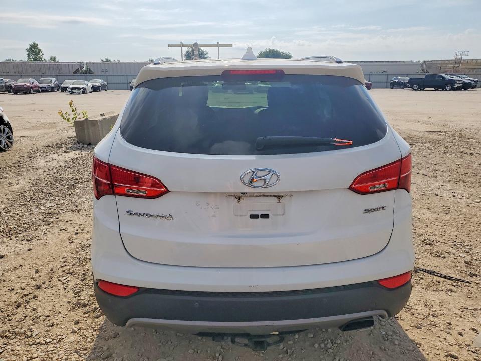 2016 Hyundai Santa fe VIN 5XYZU3LB2GG355394 COPART salvage auction — FRONT END, Ks - Cert Of Title-Salvage, sold $3,050 on 2026-07-09 (photo 6)
