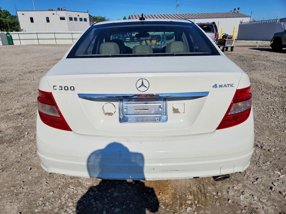 2010 Mercedes-benz C class VIN WDDGF8BB1AR106566 COPART salvage auction — WATER/FLOOD, Oh - Cert Of Title-Flood History, sold $425 on 2026-07-10 (photo 6)