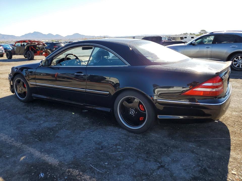 2002 Mercedes-benz Cl-klasse VIN WDBPJ75J72A029657 COPART salvage auction — FRONT END, Nv - Salvage Title, sold $125 on 2026-07-07 (photo 2)