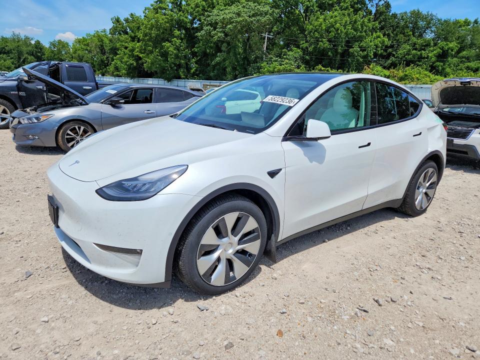 2020 Tesla VIN 5YJYGDEE7MF210323 COPART salvage auction — SIDE, Il - Salvage Certificate, sold $16,000 on 2026-07-31 (photo 1)