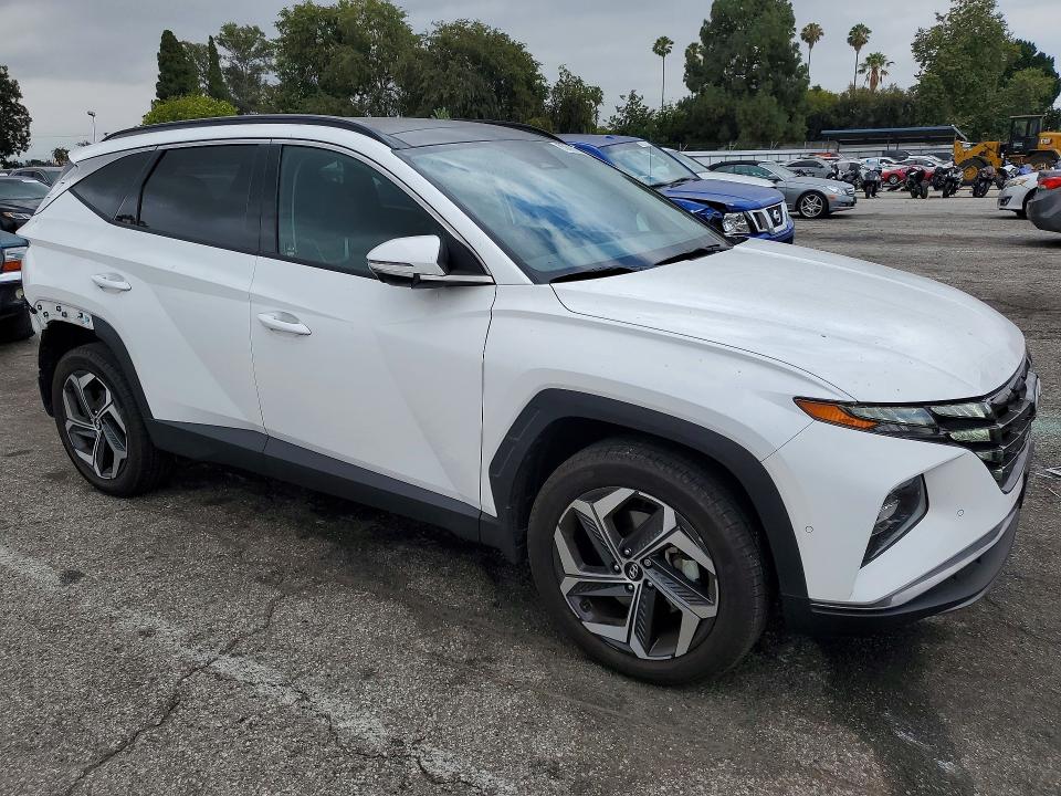 2023 Hyundai Tucson VIN 5NMJECAE2PH284002 COPART salvage auction — REAR END, Ca - Salvage Certificate, sold $12,100 on 2026-07-31 (photo 4)