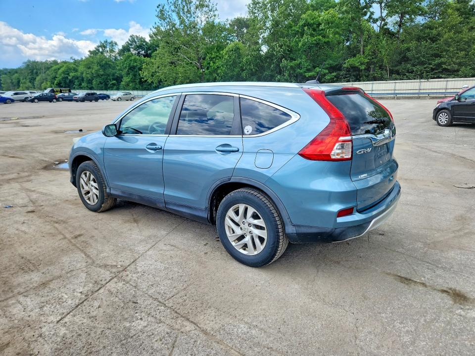2016 Honda Cr-v VIN 2HKRM4H74GH639595 COPART salvage auction — HAIL, Pa - Certificate Of Salvage, sold $6,100 on 2026-07-02 (photo 2)