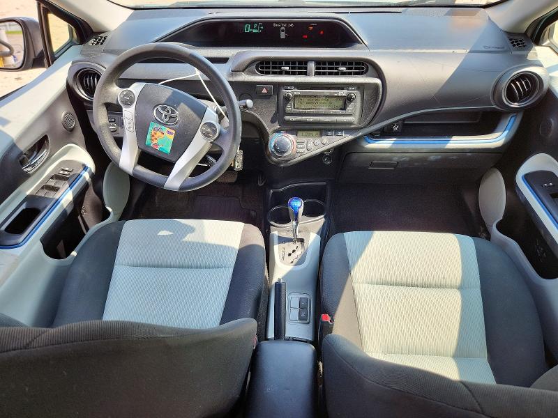 2013 Toyota Prius VIN JTDKDTB38D1050750 COPART salvage auction — FRONT END, Salvage Title, sold $1,200 on 2026-07-15 (photo 8)
