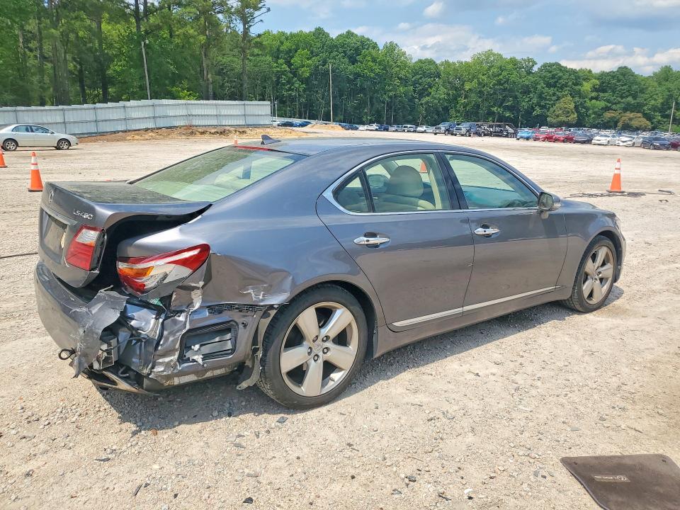 2012 Lexus Ls VIN JTHBL5EF9C5110030 COPART salvage auction — REAR END, Nc - Salvage Certificate Of Title, sold $4,300 on 2026-07-17 (photo 3)