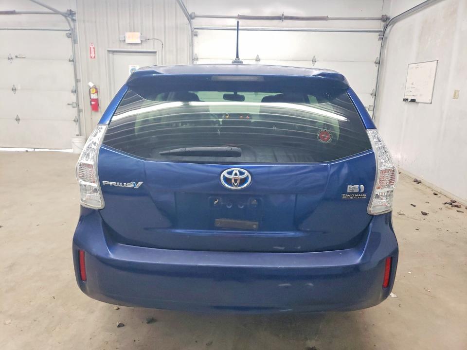 2013 Toyota Prius v VIN JTDZN3EU7D3262253 COPART salvage auction — FRONT END, Wv - Certificate Of Title, sold $1,500 on 2026-07-28 (photo 6)