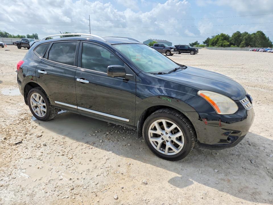 2013 Nissan Rogue VIN JN8AS5MV2DW638324 COPART salvage auction — SIDE, Tx - Salvage Vehicle Title, sold $1,650 on 2026-07-02 (photo 4)