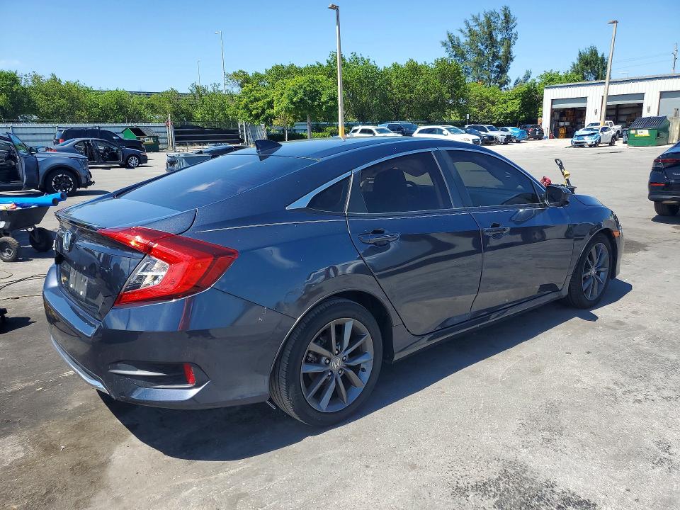 2019 Honda Civic VIN JHMFC1F35KX011884 COPART salvage auction — FRONT END, Fl - Cert Of Ttl-Rebuilt&Slvg Rbld, sold $5,400 on 2026-07-08 (photo 3)