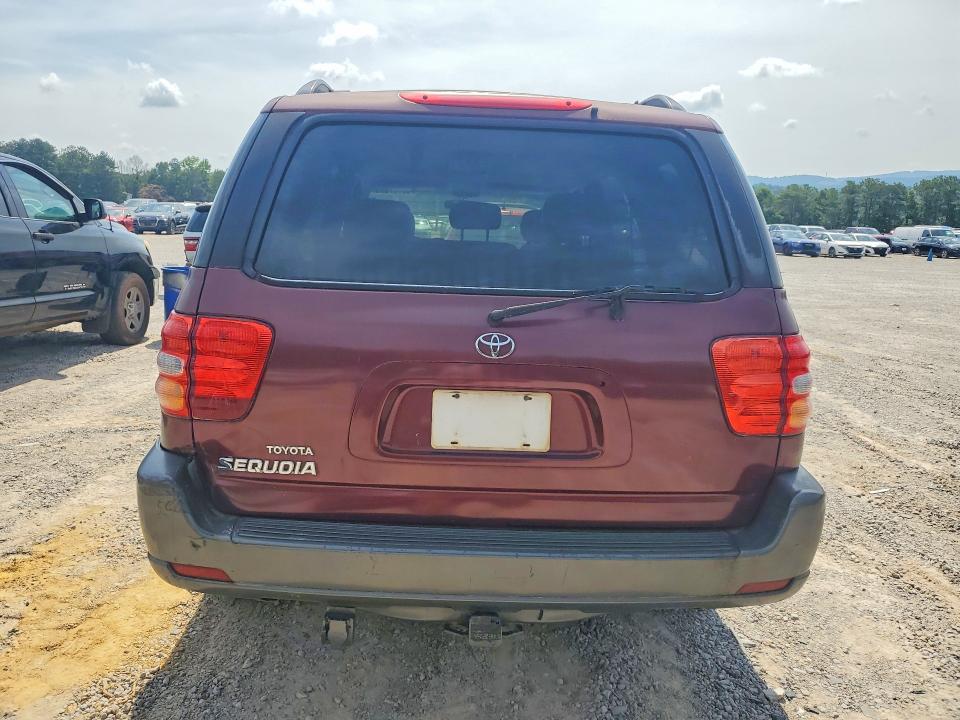 2003 Toyota Sequoia VIN 5TDZT34A33S202397 COPART salvage auction — MINOR DENT/SCRATCHES, Al - Certificate Of Title, sold $2,200 on 2026-07-07 (photo 6)
