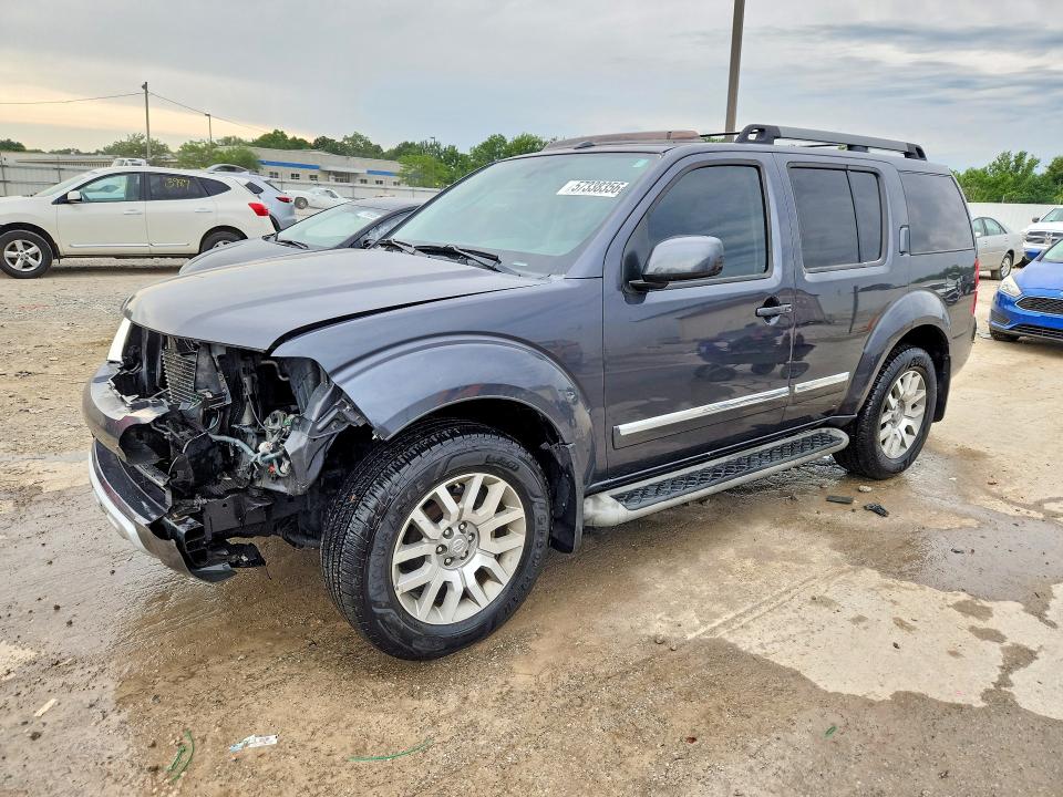 2010 Nissan Pathfinder VIN 5N1AR1NB3AC628589 COPART salvage auction — FRONT END, Ky - Cert Of Title-Salvage, sold $475 on 2026-07-02 (photo 1)