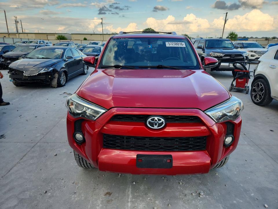 2018 Toyota 4runner VIN JTEBU5JR8J5605519 COPART salvage auction — SIDE, Tx - Salvage Vehicle Title, sold $14,900 on 2026-07-31 (photo 5)