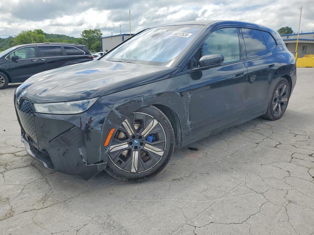 2024 BMW iX VIN WB523CF05RCR52749 COPART salvage auction — Front End, TN - SALVAGE CERTIFICATE, sold $28,250 on 2026-08-17 (photo 1)