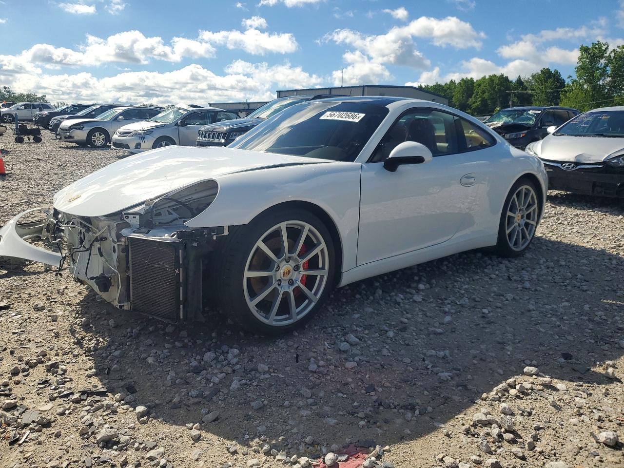 2013 Porsche 911 VIN WP0AB2A95DS122189 COPART salvage auction — Front End, MI - CERTIFICATE OF TITLE, sold $32,250 on 2026-07-02 (photo 1)