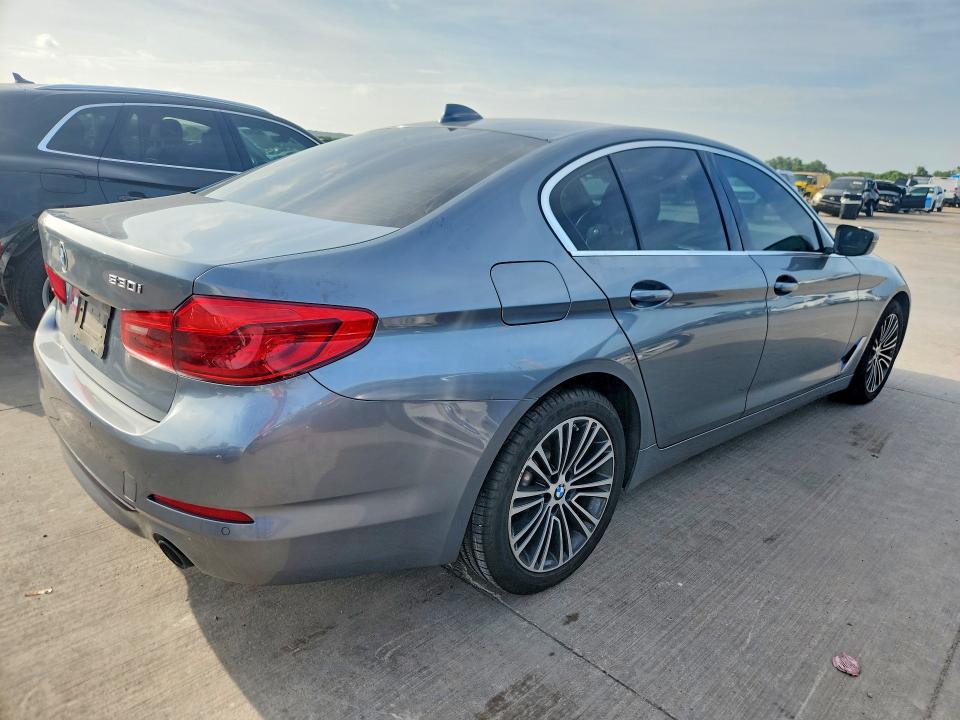 2019 BMW 5er VIN WBAJA5C59KWW05167 COPART salvage auction — WATER/FLOOD, Tx - Salvage Title-Flood Damage, sold $5,200 on 2026-07-16 (photo 3)