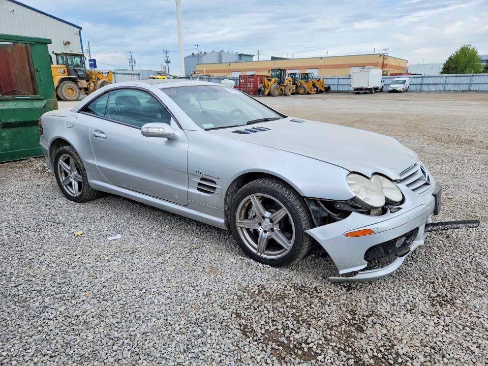 2004 Mercedes-benz Sl-klasse amg VIN WDBSK74F34F069888 COPART salvage auction — MECHANICAL, On - Permit No Brand - Unfit, sold $7,400 on 2026-08-06 (photo 4)
