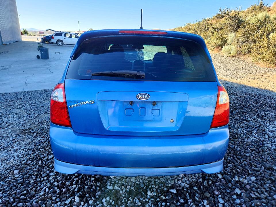 2005 Kia Spectra VIN KNAFE161555118313 COPART salvage auction — FRONT END, Nv - Salvage Title, sold $90 on 2026-07-02 (photo 6)