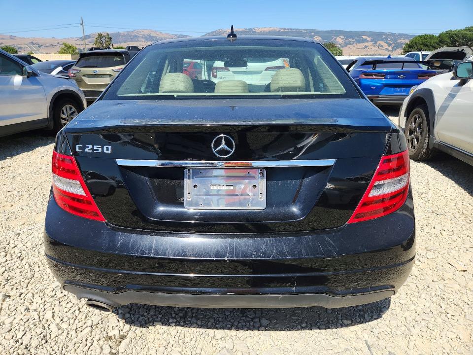 2014 Mercedes-benz C class VIN WDDGF4HB0ER306389 COPART salvage auction — FRONT END, CA - SALVAGE CERTIFICATE, sold $700 on 2026-08-06 (photo 6)