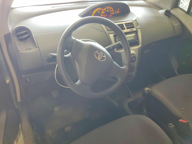 2010 Toyota Yaris VIN JTDJT4K37A5296164 COPART salvage auction — FRONT END, TX - SALVAGE VEHICLE TITLE, sold $650 on 2026-07-24 (photo 8)