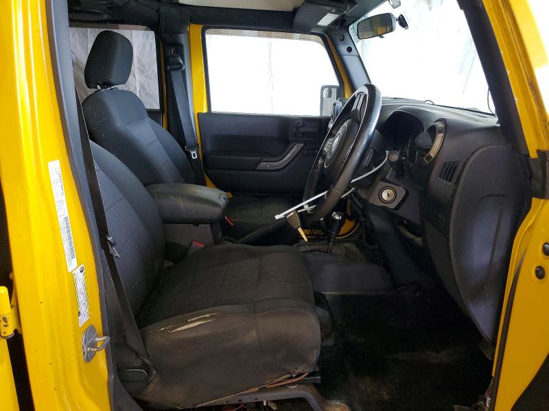 2011 Jeep Wrangler unlimited VIN 1J4BZ3H16BL519210 COPART salvage auction — FRONT END, Pa - Certificate Of Salvage, sold $900 on 2026-07-09 (photo 7)
