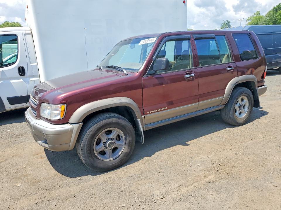 2000 Isuzu Trooper VIN JACDJ58X0Y7J07757 COPART salvage auction — REAR END, Ma - Certificate Of Title (P), sold $700 on 2026-07-09 (photo 1)