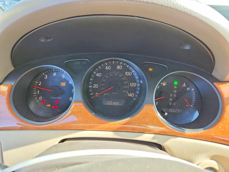 2005 Lexus ES VIN JTHBA30G555105162 COPART salvage auction — FRONT END, In - Cert Of Title-Salvage Title, sold $675 on 2026-07-21 (photo 9)