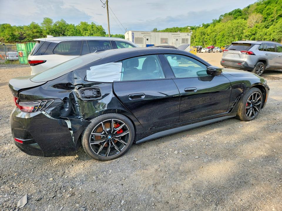 2025 BMW I4 VIN WBY33HD04SFT93383 COPART salvage auction — WATER/FLOOD, Nj - Cert Of Title-Salvage Flood, sold $17,100 on 2026-07-14 (photo 3)
