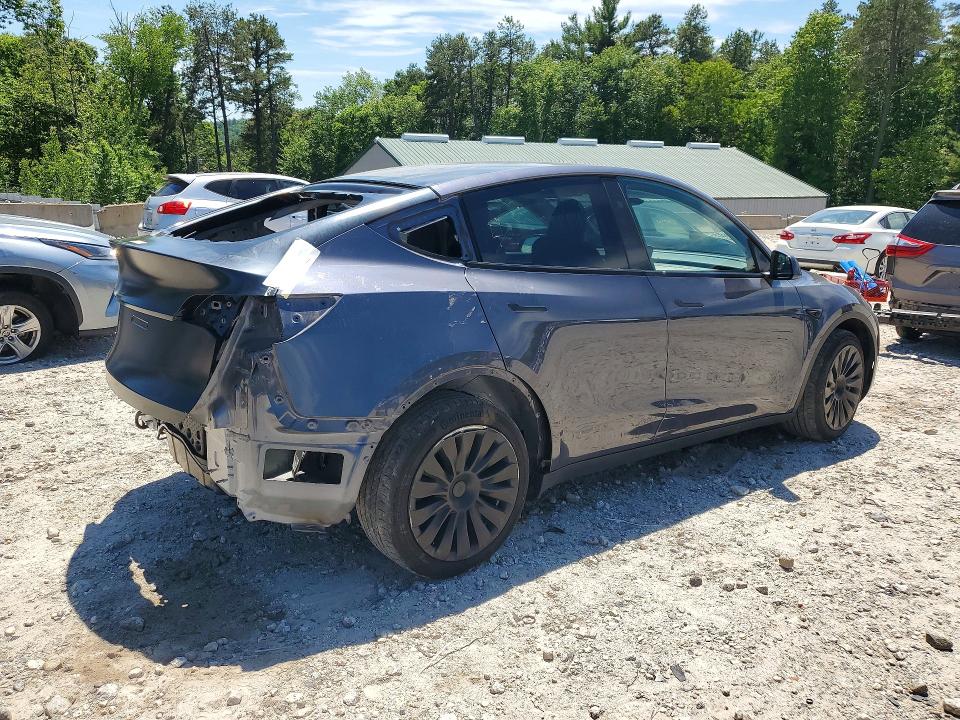 2023 Tesla VIN 7SAYGDEE9PF836981 COPART salvage auction — REAR END, Salvage Title, sold $11,500 on 2026-07-29 (photo 3)