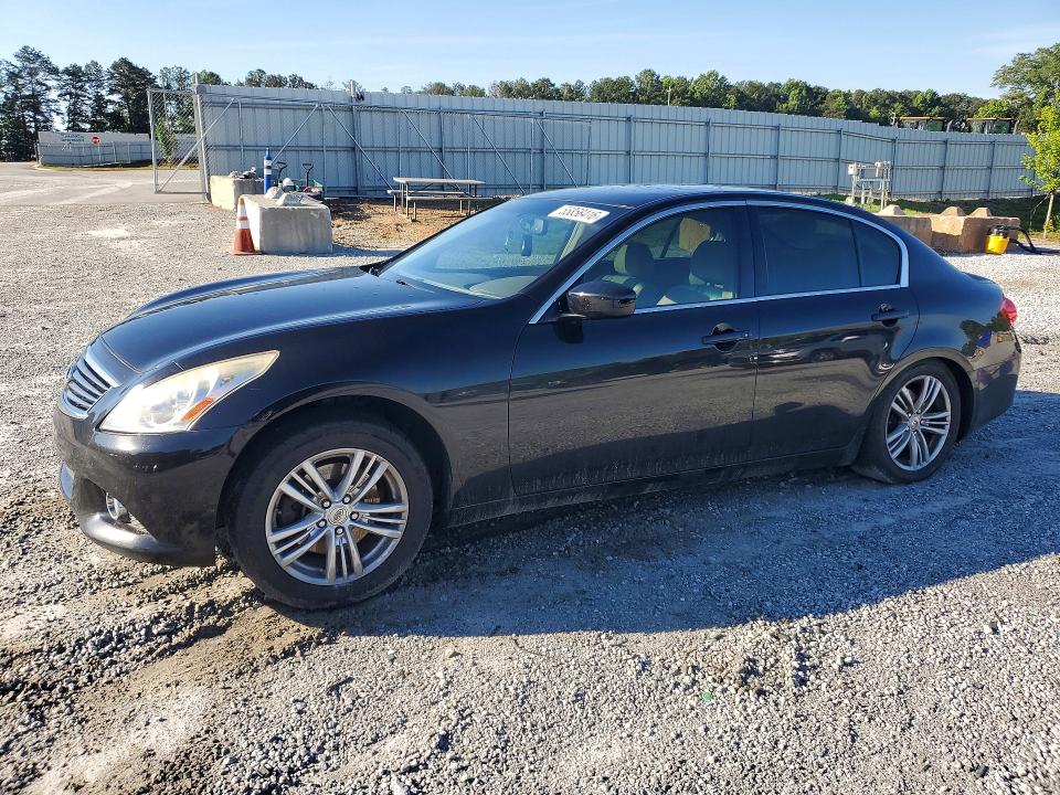 2013 Infiniti G VIN JN1CV6AR5DM754883 COPART salvage auction — MECHANICAL, Ga - Cert Of Title-Salvage, sold $575 on 2026-07-13 (photo 1)
