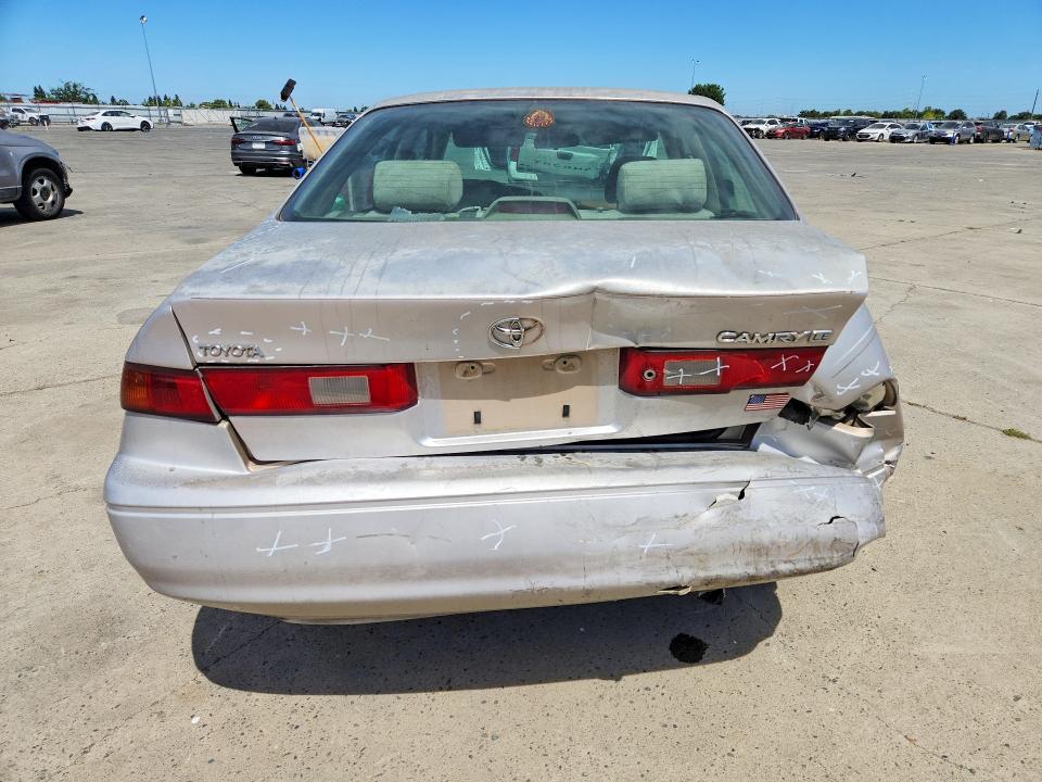 1997 Toyota Camry VIN 4T1BG22K8VU750644 COPART salvage auction — REAR END, Ca - Salvage Certificate, sold $300 on 2026-08-17 (photo 6)
