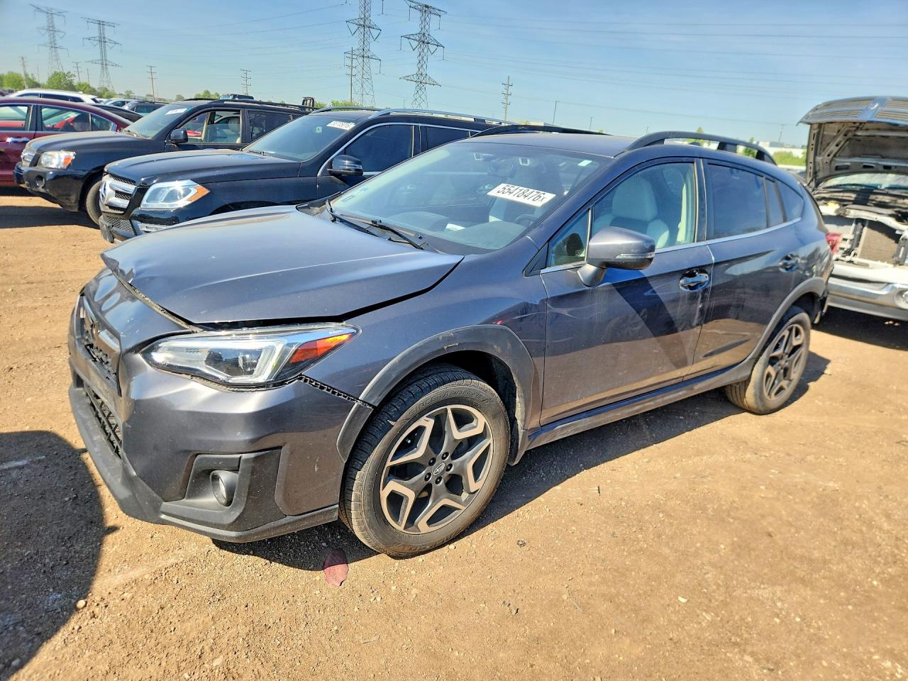 2020 Subaru Crosstrek VIN JF2GTAMC3L8226234 COPART salvage auction — Front End, IL - SALVAGE CERTIFICATE, sold $4,200 on 2026-07-02 (photo 1)