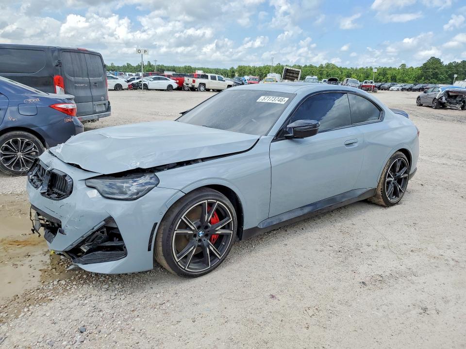 2024 BMW M240i VIN 3MW53CM05R8E14416 COPART salvage auction — FRONT END, Ga - Cert Of Title-Salvage, sold $24,100 on 2026-07-21 (photo 1)