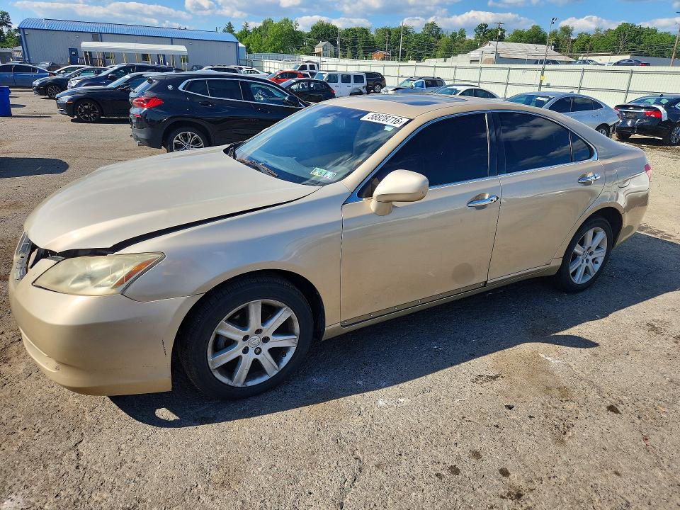 2007 Lexus ES VIN JTHBJ46G972151014 COPART salvage auction — FRONT END, MT - CERTIFICATE OF TITLE, sold $175 on 2026-07-24 (photo 1)