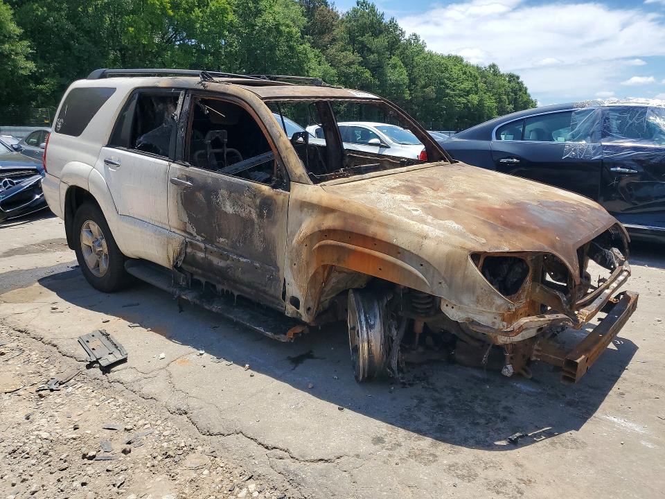2008 Toyota 4runner VIN JTEZU14R68K020405 COPART salvage auction — BURN, GA - BILL OF SALE - PARTS ONLY, sold $575 on 2026-07-17 (photo 4)
