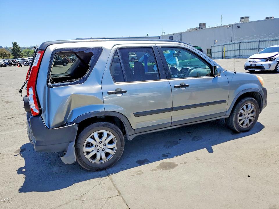 2005 Honda Cr-v VIN JHLRD78895C060625 COPART salvage auction — REAR END, Ca - Salvage Certificate, sold $750 on 2026-07-31 (photo 3)