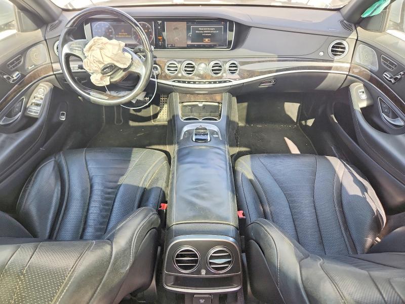 2015 Mercedes-benz S-klasse VIN WDDUG8CB6FA174303 COPART salvage auction — WATER/FLOOD, TX - SALVAGE TITLE-FLOOD DAMAGE, sold $4,300 on 2026-08-04 (photo 8)