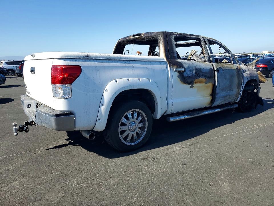 2012 Toyota Tundra VIN 5TFEY5F18CX125948 COPART salvage auction — Burn Interior, CA - NON-REPAIRABLE VEHICLE CERT, sold $475 on 2026-07-20 (photo 3)