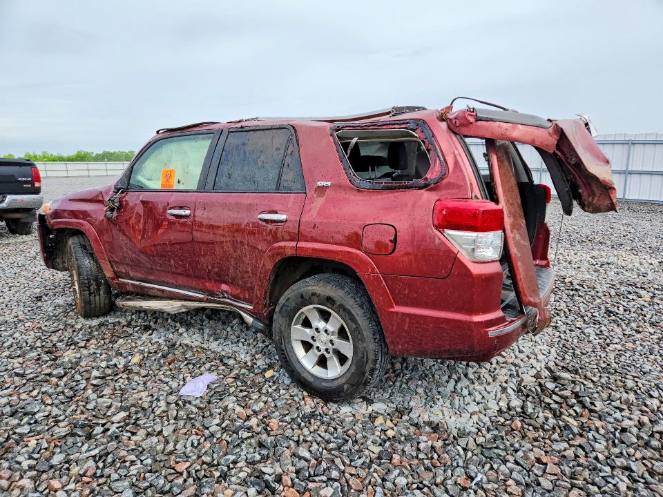2013 Toyota 4runner VIN JTEBU5JR0D5145485 COPART salvage auction — ROLLOVER, Salvage Title, sold $3,650 on 2026-07-13 (photo 2)