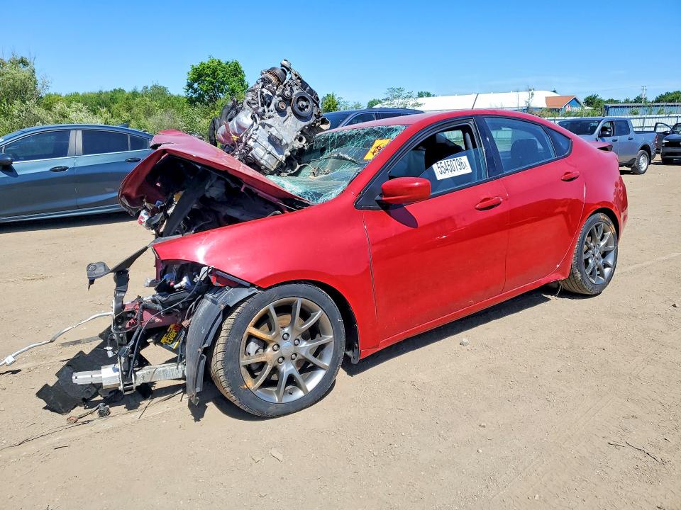 2014 Dodge Dart VIN 1C3CDFBB2ED860568 COPART salvage auction — FRONT END, Oh - Cert Of Title-Salvage, sold $125 on 2026-07-09 (photo 1)