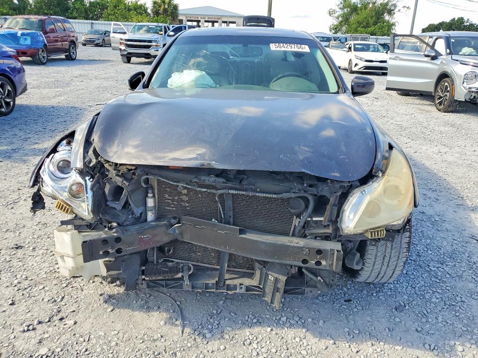 2010 Infi G37 VIN JN1CV6AP2AM202848 COPART salvage auction — FRONT END, Fl - Cert Of Title Slvg Rebuildable, sold $375 on 2026-07-17 (photo 5)